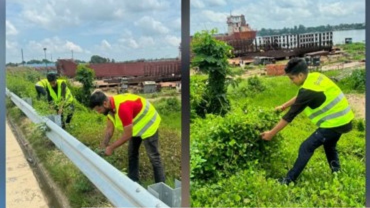 সবুজায়নে সাজবে কর্ণফুলীর কালুরঘাট বেড়িবাঁধ